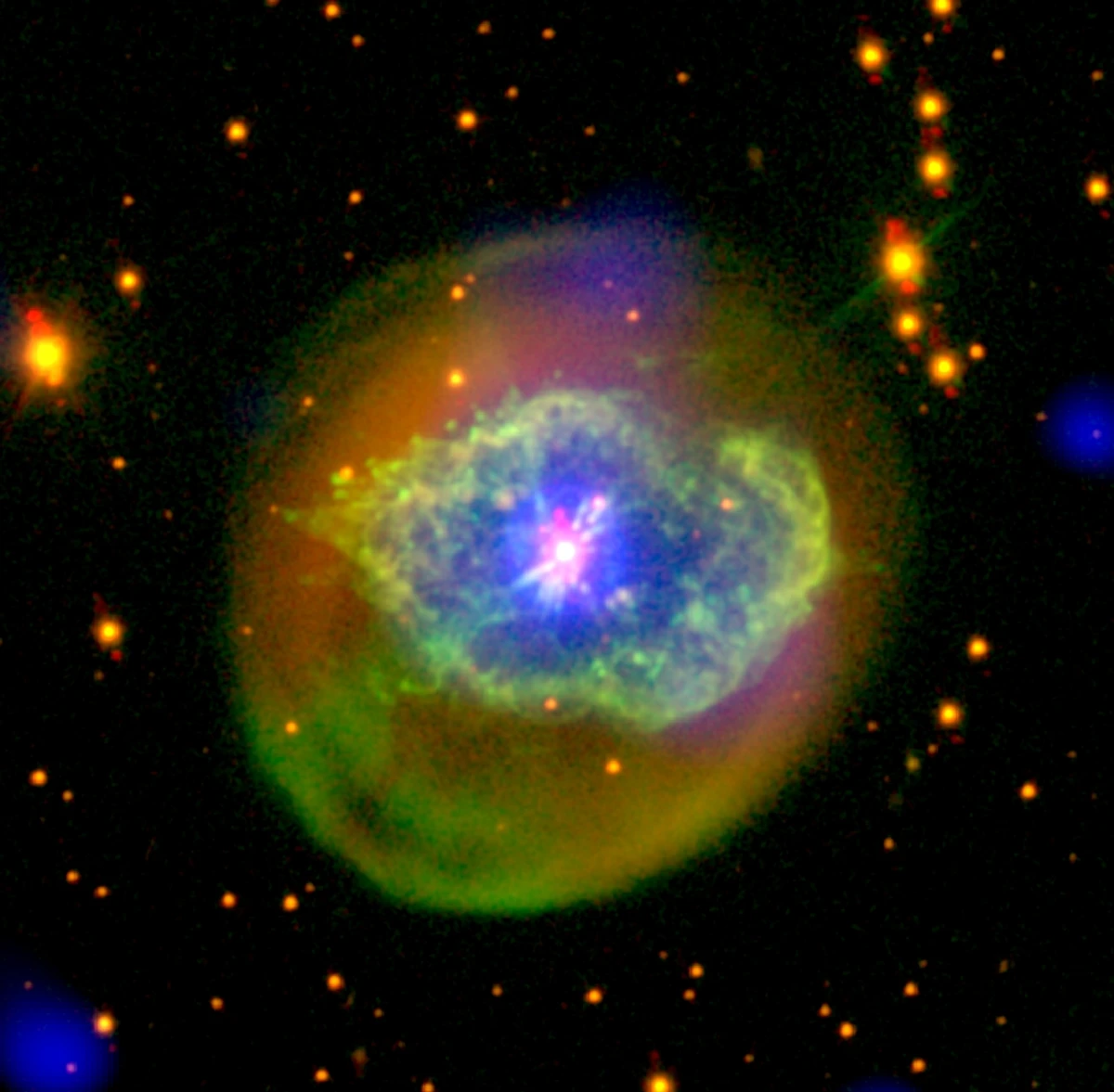 Sebuah Planetary Nebula: Jejak Bintang 5,7 Kali Massa Matahari di Galaksi Andromeda