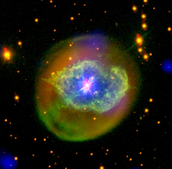 Sebuah Planetary Nebula: Jejak Bintang 5,7 Kali Massa Matahari di Galaksi Andromeda
